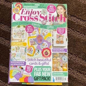 NWT CROSS STITCH MAGAZINE AND GOODIES